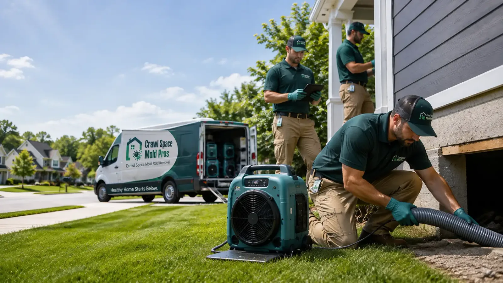 Crawl Space Mold Removal in Shafter, CA